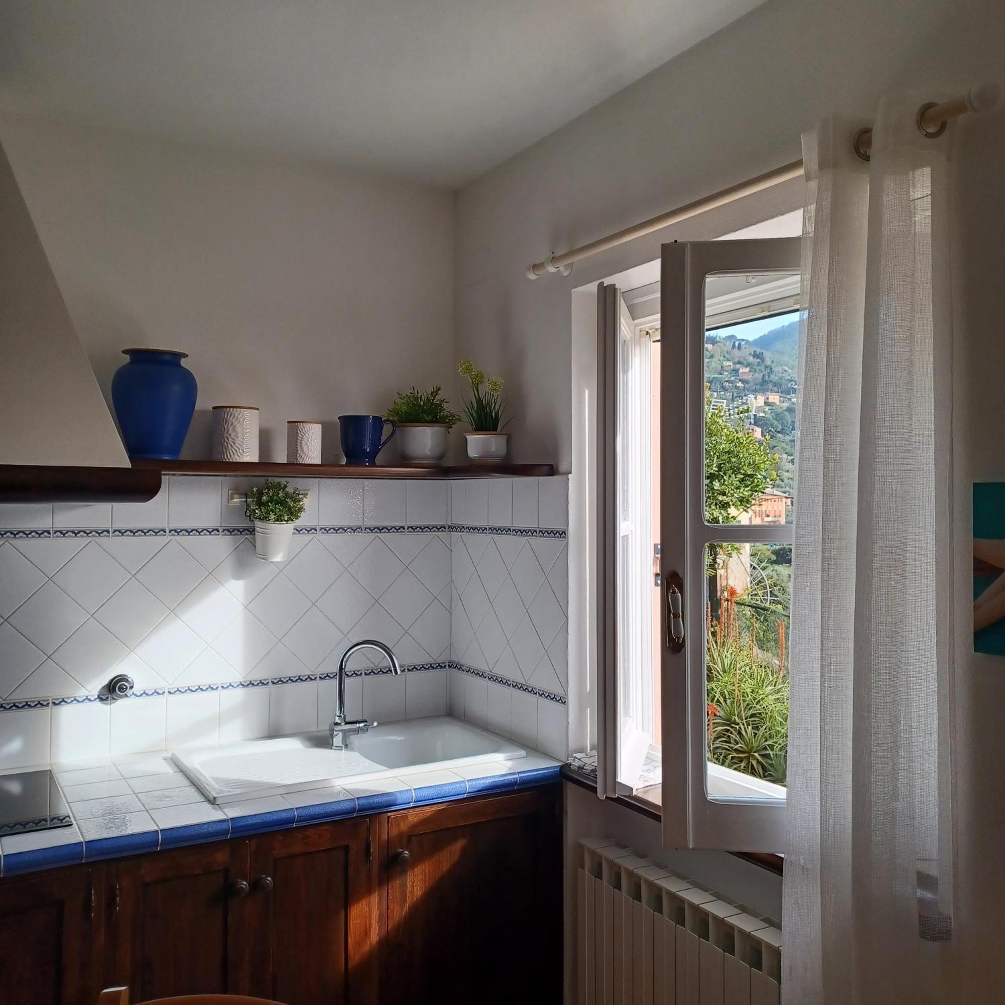 La Depandance Della Nonna Apartment Camogli Bagian luar foto